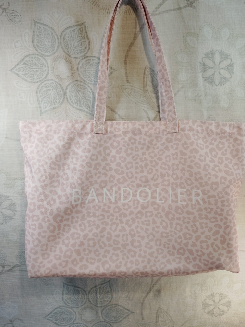Bandolier Pink Leopard Tote Bag